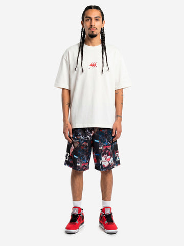 JORDAN T-shirt oversize bianca con 3 Jumpman Bianco