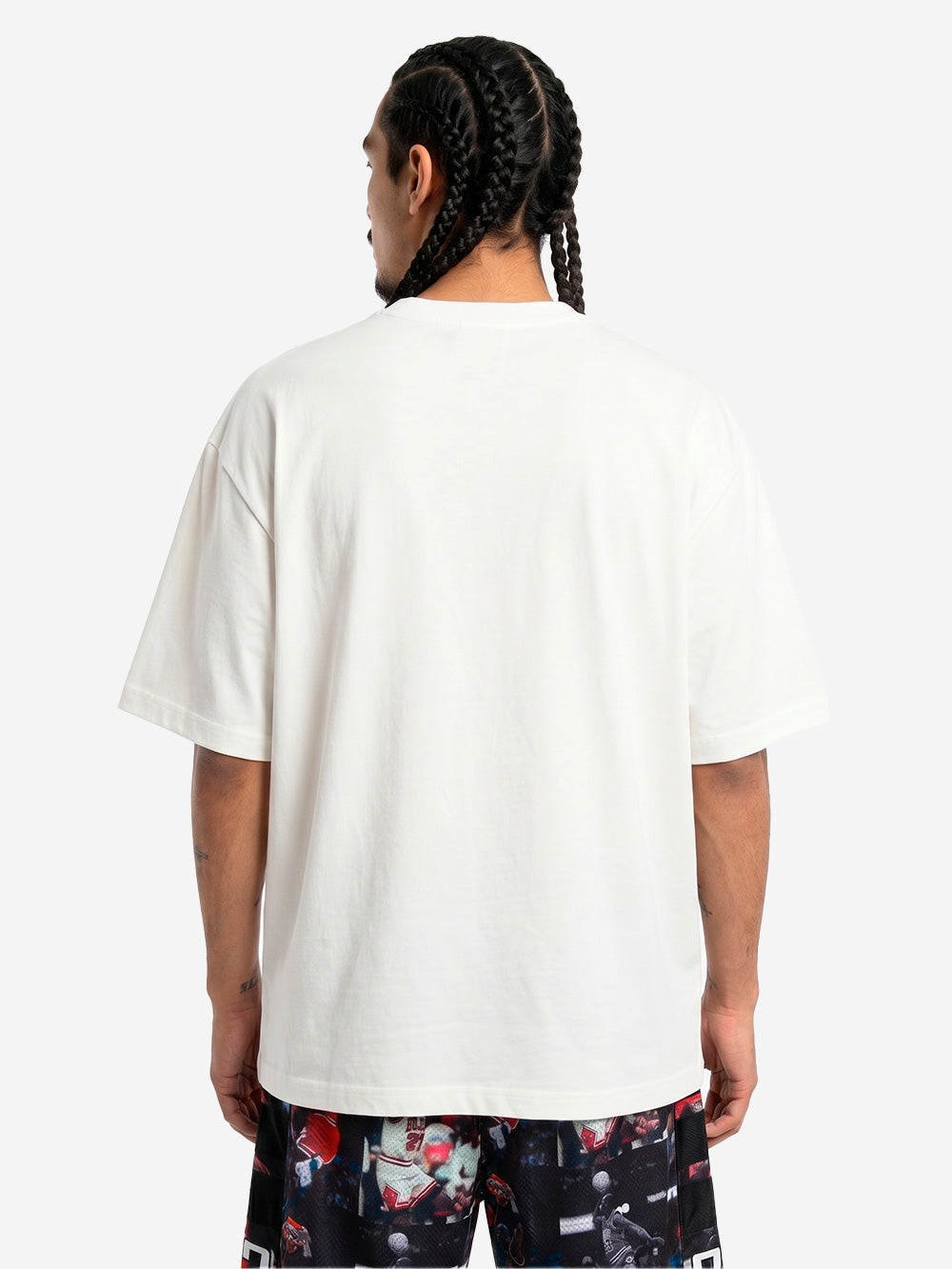 JORDAN T-shirt oversize bianca con 3 Jumpman Bianco Urbanstaroma