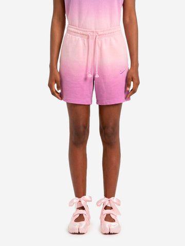 NIKE Shorts a vita media Phoenix rosa dip-dye