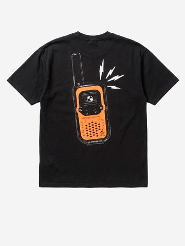 NIKE ACG T-shirt nera in misto cotone con grafica e Dri-FIT Nero
