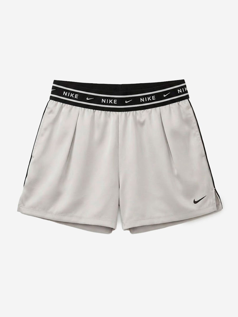 NIKE Shorts ampi a vita media in raso grigio Ghiaccio Urbanstaroma
