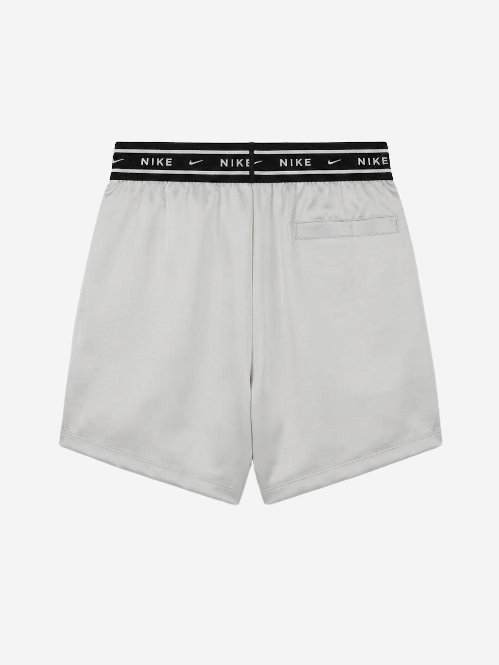 NIKE Shorts ampi a vita media in raso grigio Ghiaccio Urbanstaroma