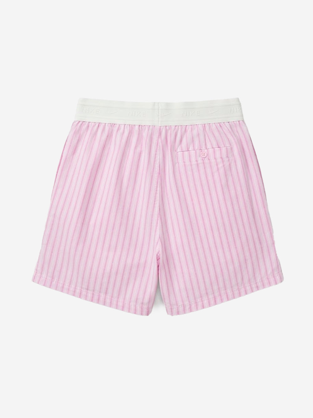 NIKE Shorts in popeline di cotone a righe rosa Rosa bianca Urbanstaroma