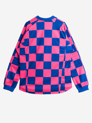 NIKE Top 'Goalie' Club in mesh rosa e blu Blu rosa