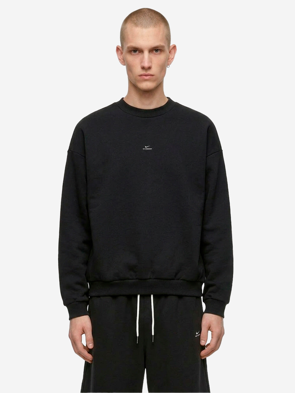 NIKE Maglia girocollo da basket Therma-FIT  'Standard Issue' Nero Urbanstaroma