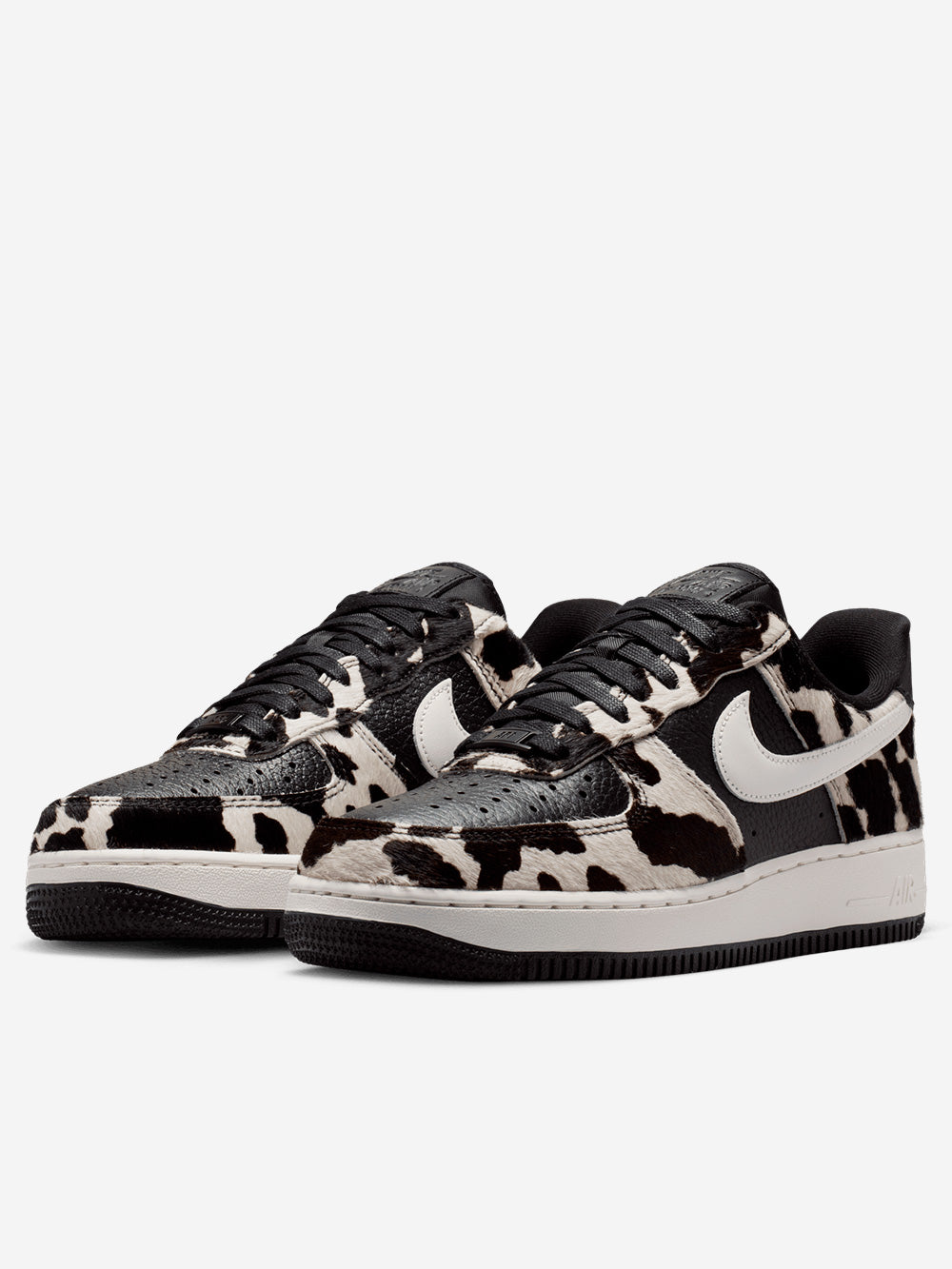 NIKE W Air Force 1 07 Low 'Cow Print' Nero bianca Urbanstaroma