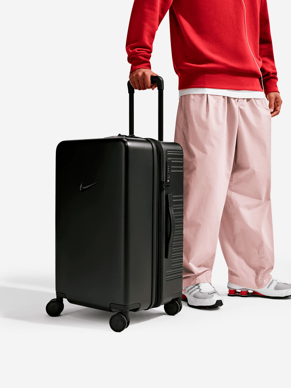 NIKE Valigia rigida media da stiva (96l) Nero Urbanstaroma