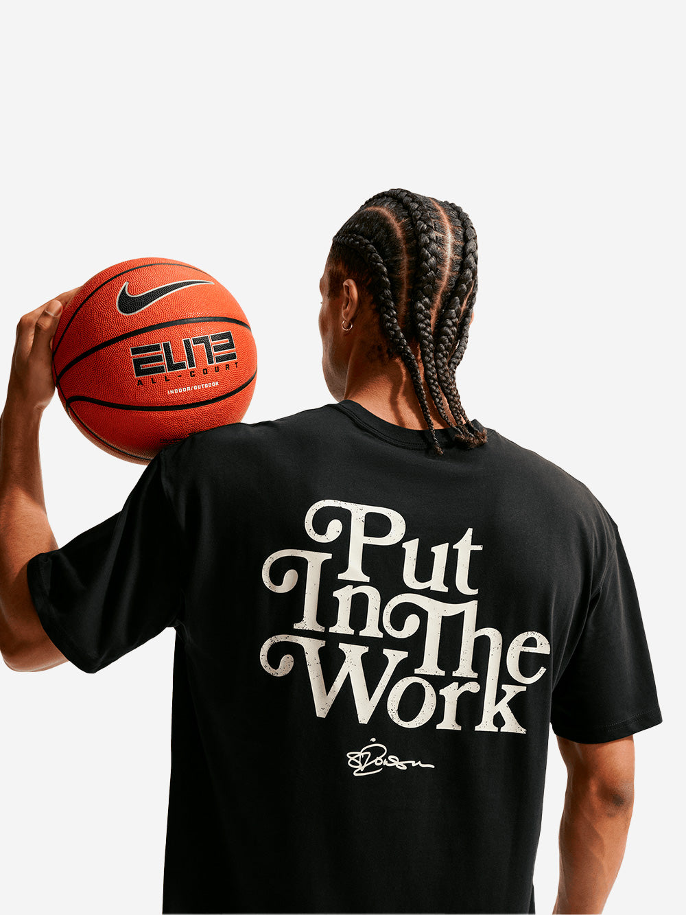 NIKE T-shirt nera da basket Dri-FIT Sabrina 'Put In Work' Nero Urbanstaroma