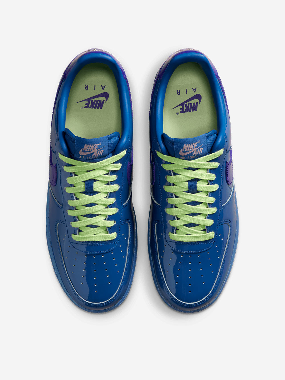 NIKE Air Force 1 Low Patent Leather QS 'Mystic Navy Grape Ice' Blu viola Urbanstaroma