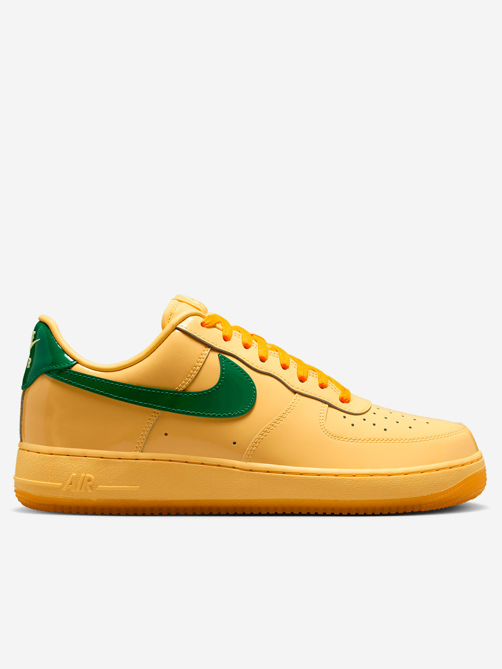 NIKE Air Force 1 Low Patent Leather QS 'Topaz Gold Light Laser Orange' Giallo Urbanstaroma