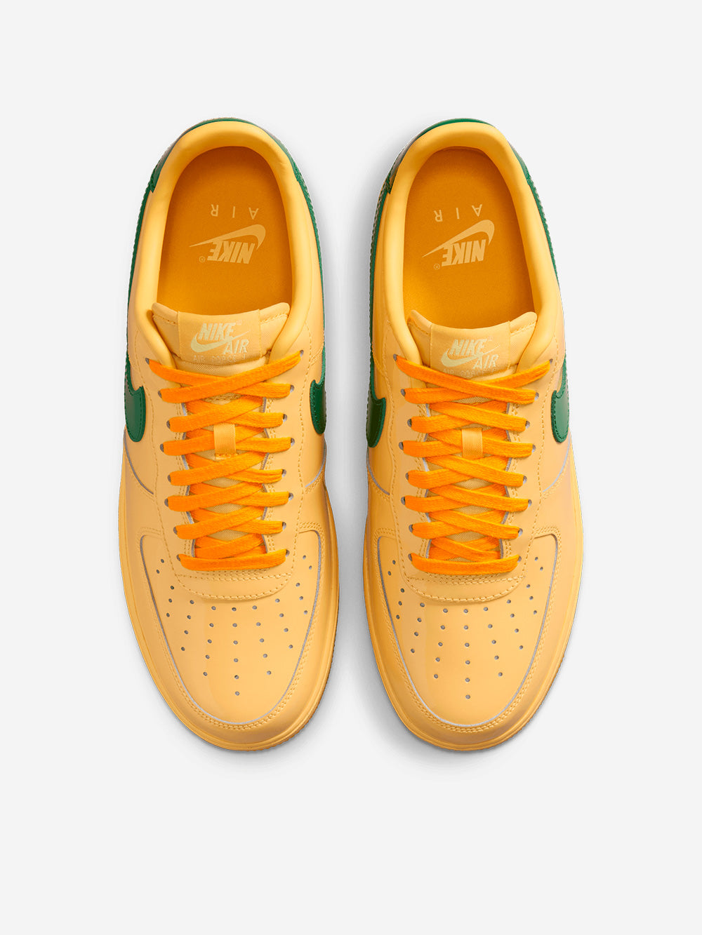 NIKE Air Force 1 Low Patent Leather QS 'Topaz Gold Light Laser Orange' Giallo Urbanstaroma