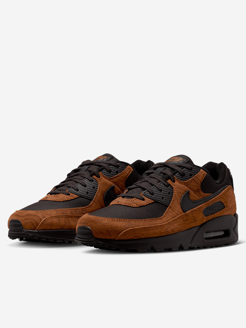 NIKE Air Max 90 Premium 'Light British Tan and Black' Marrone nero Urbanstaroma