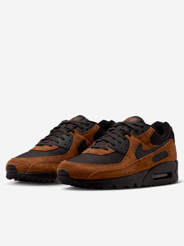 NIKE Air Max 90 Premium 'Light British Tan and Black' Marrone nero