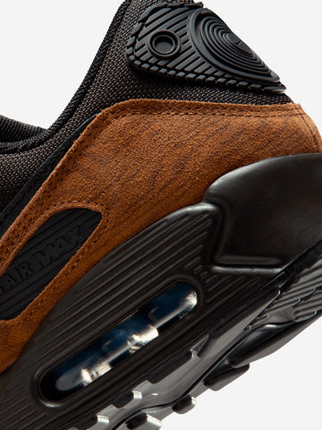 NIKE Air Max 90 Premium 'Light British Tan and Black' Marrone nero