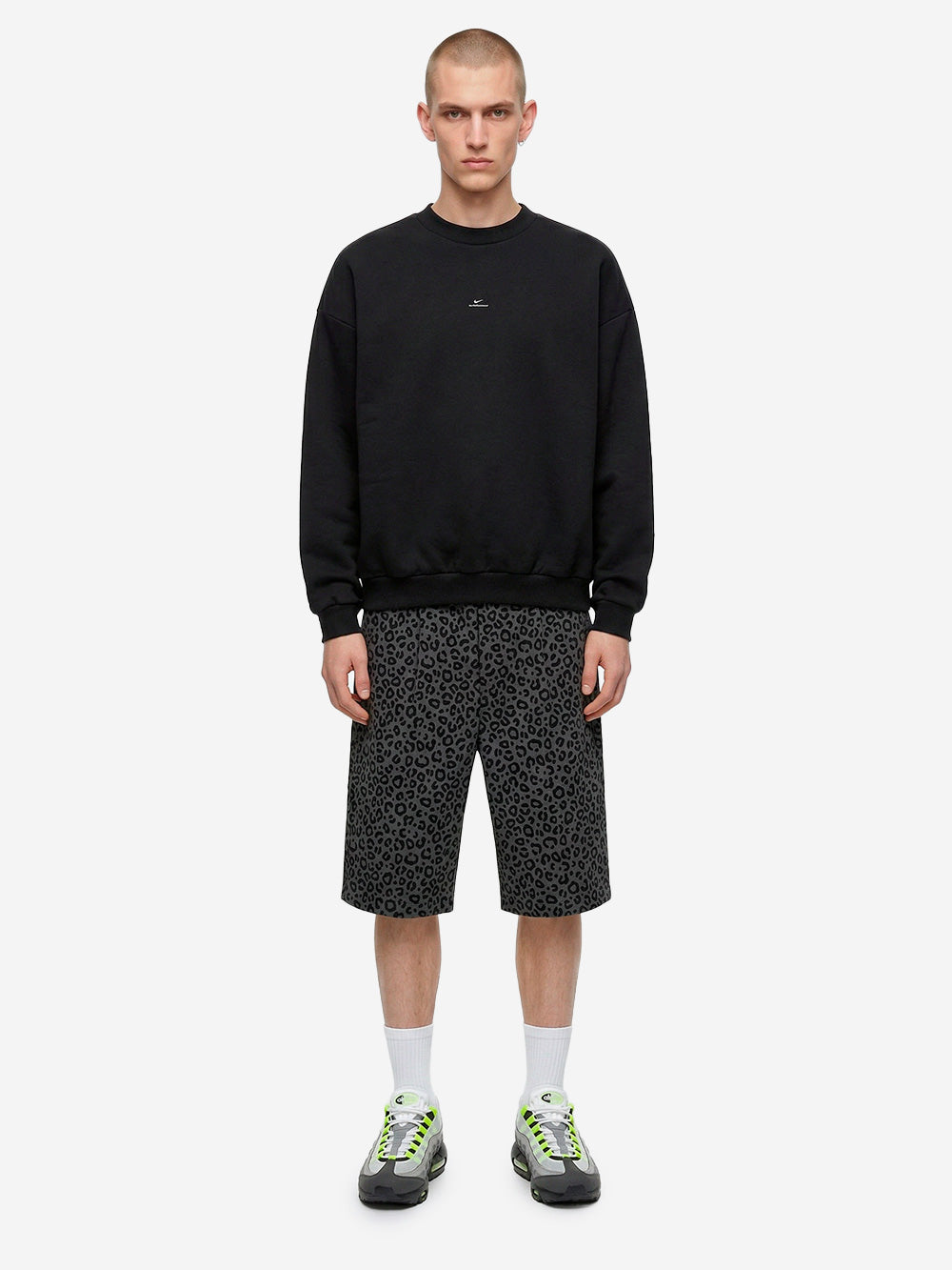 NIKE Shorts da golf Dri-FIT con stampa leopardata nera grigio Urbanstaroma