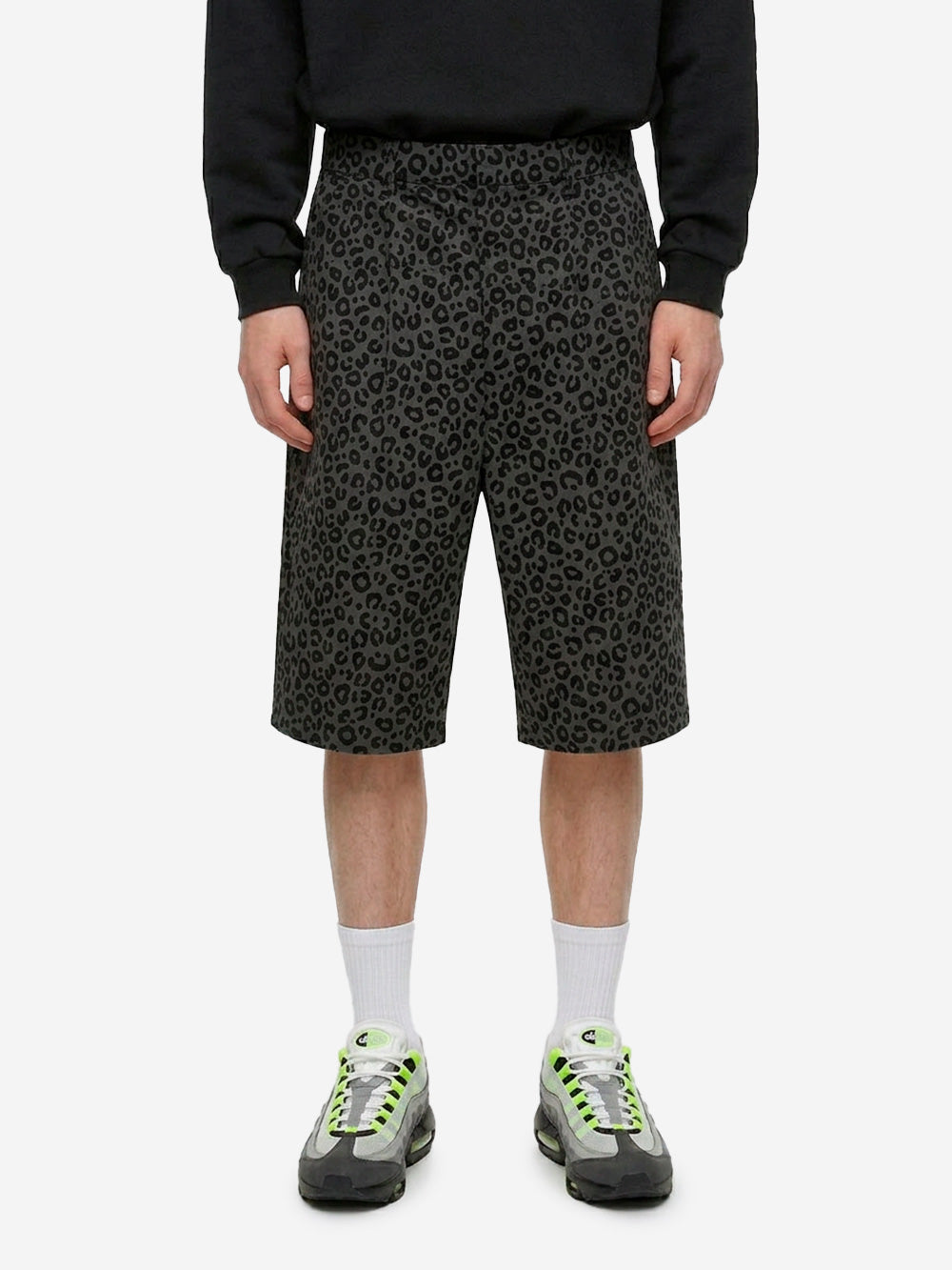 NIKE Shorts da golf Dri-FIT con stampa leopardata nera grigio Urbanstaroma