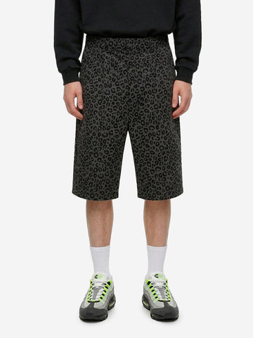 NIKE Shorts da golf Dri-FIT con stampa leopardata nera grigio