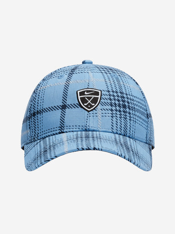 NIKE Cappello da golf in tartan celeste Celeste
