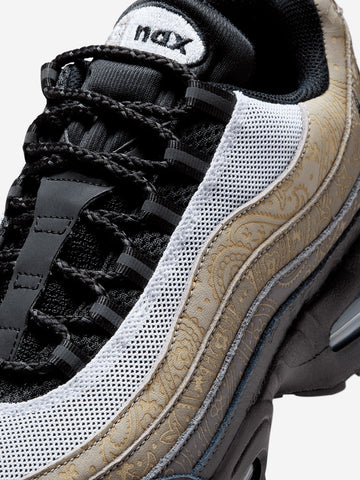 NIKE Air Max 95 Big Bubble Leather 'Laser Paisley' Grigio