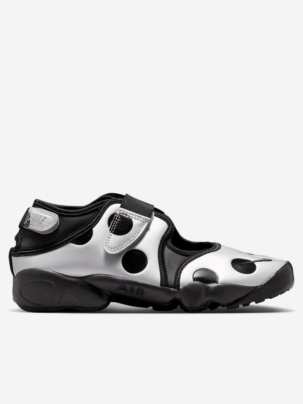 NIKE W Air Rift 'Polka Dots' Metallic Silver Nero argento Urbanstaroma