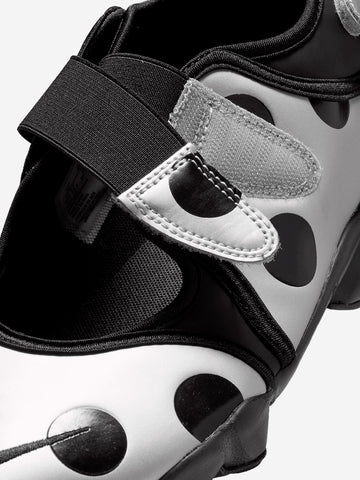 NIKE W Air Rift 'Polka Dots' Metallic Silver Nero argento