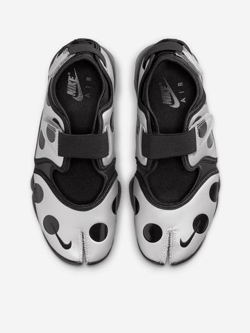 NIKE W Air Rift 'Polka Dots' Metallic Silver Nero argento