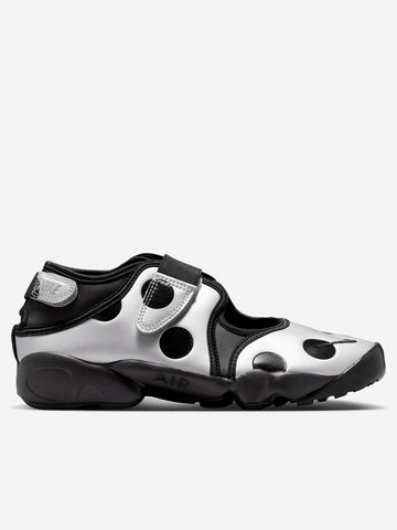 NIKE W Air Rift 'Polka Dots' Metallic Silver Nero argento