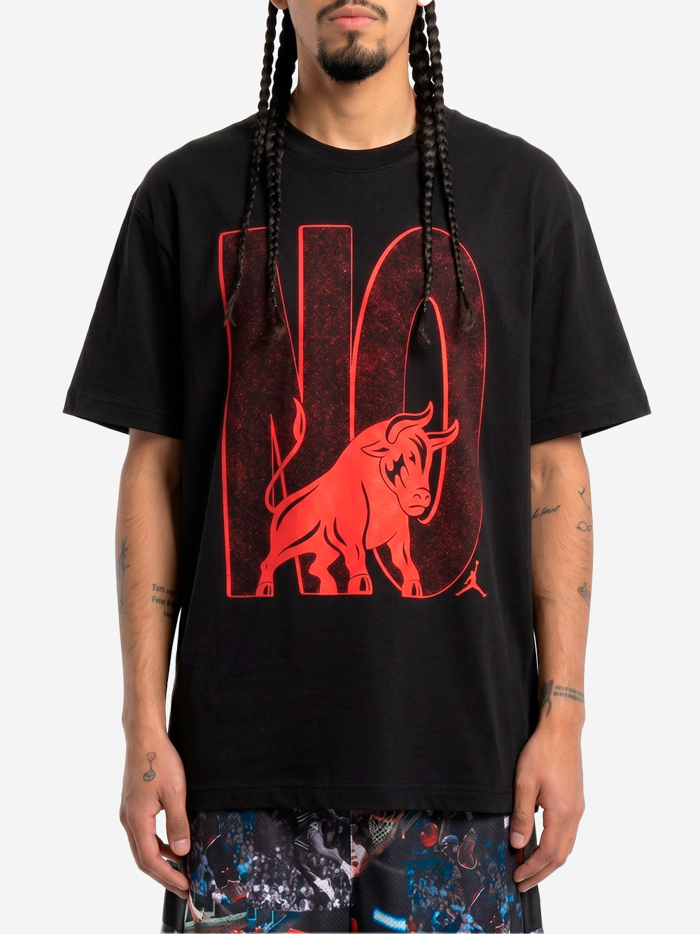 JORDAN T-shirt nera Brooklyn Toro Nero Urbanstaroma