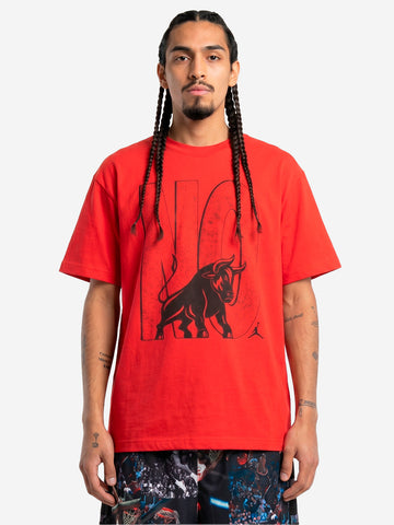 JORDAN T-shirt rossa Brooklyn Toro Rosso