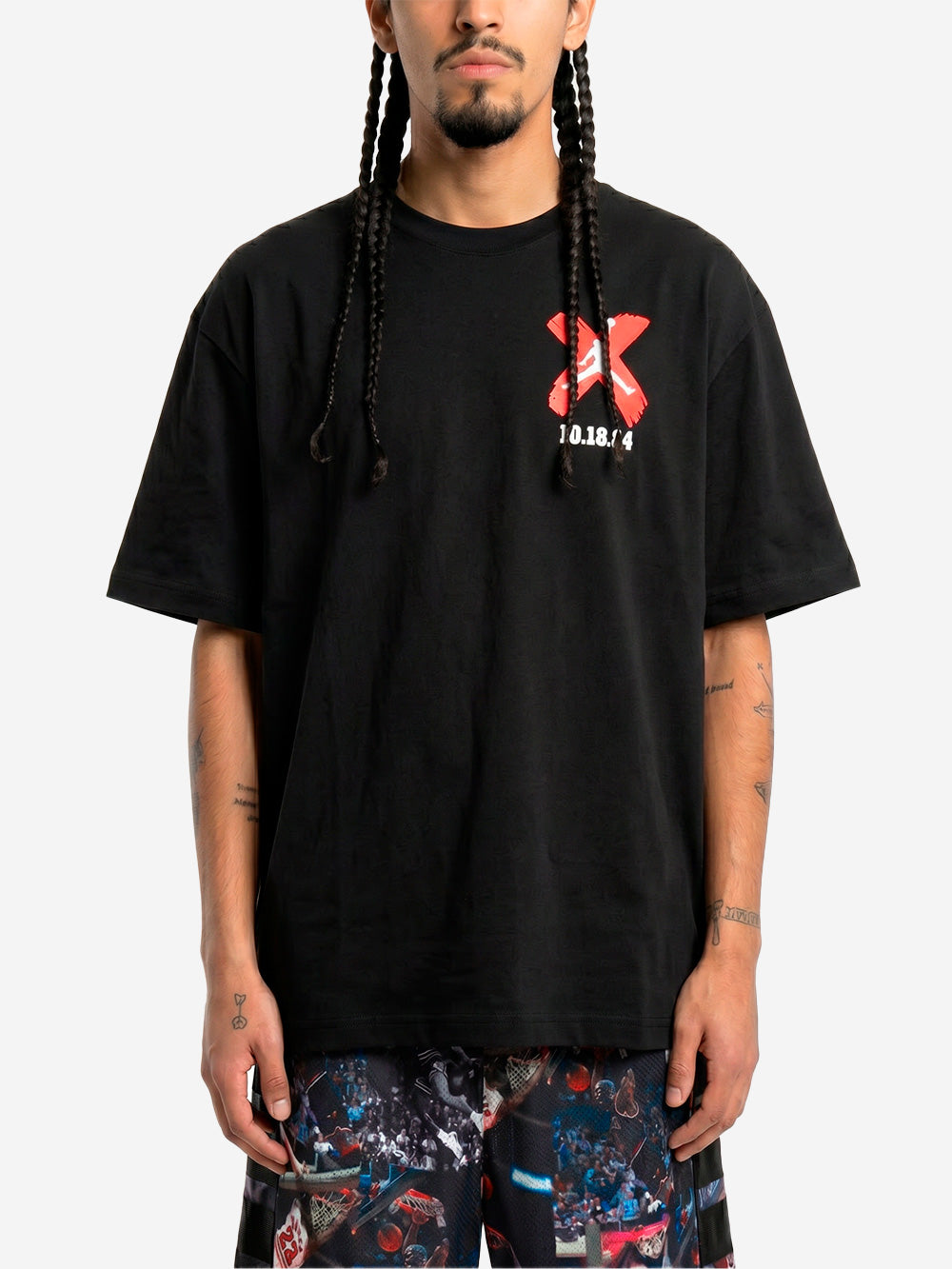 JORDAN T-shirt nera Brooklyn Banned Nero Urbanstaroma