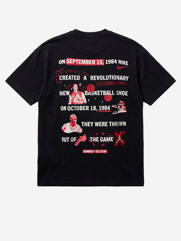 JORDAN T-shirt nera Brooklyn Banned Nero