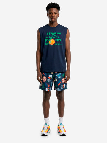 NIKE T-shirt senza maniche blu con grafica Blu