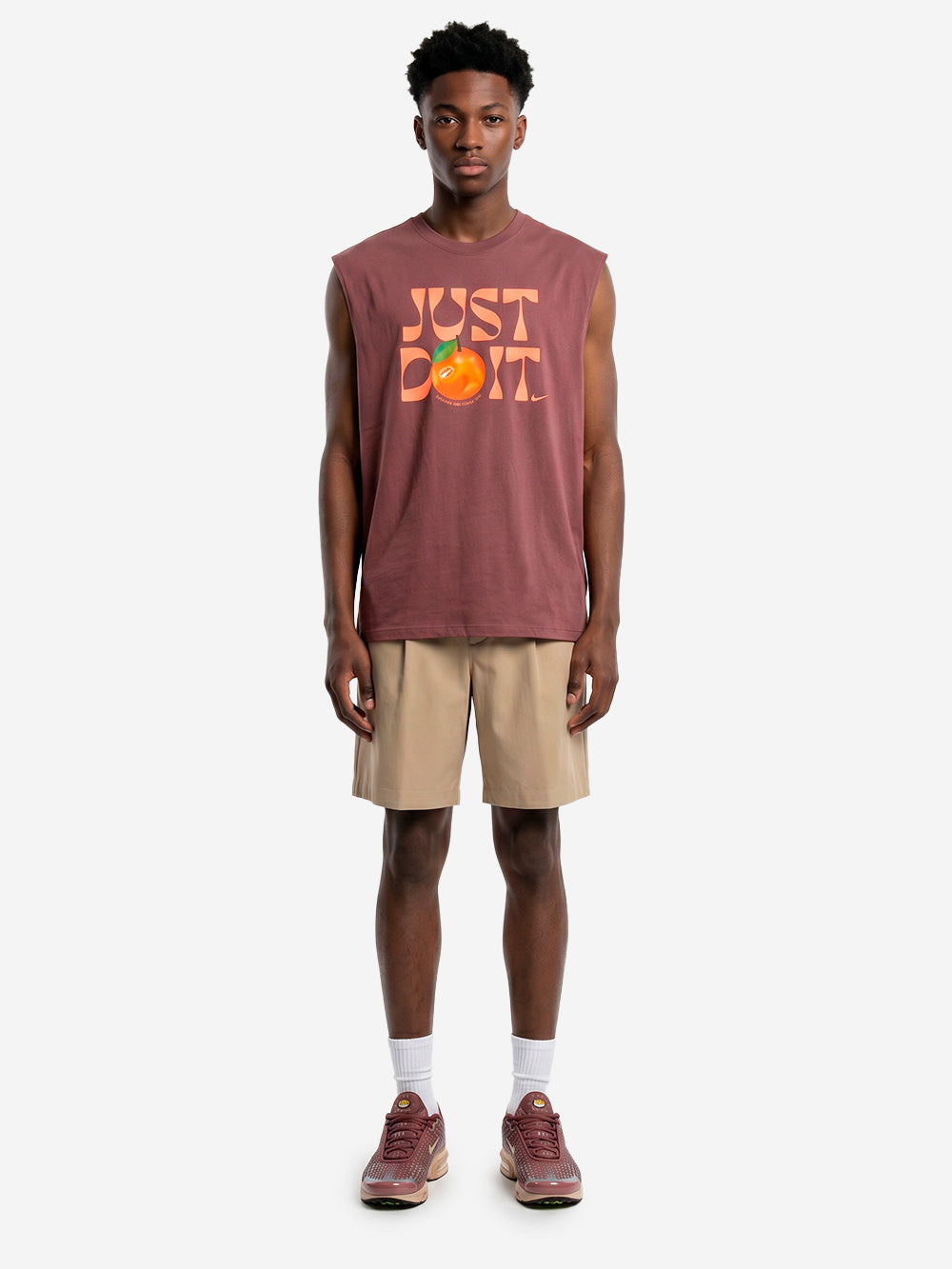 NIKE T-shirt senza maniche con grafica Malva Urbanstaroma