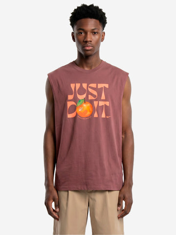 NIKE T-shirt senza maniche con grafica Malva