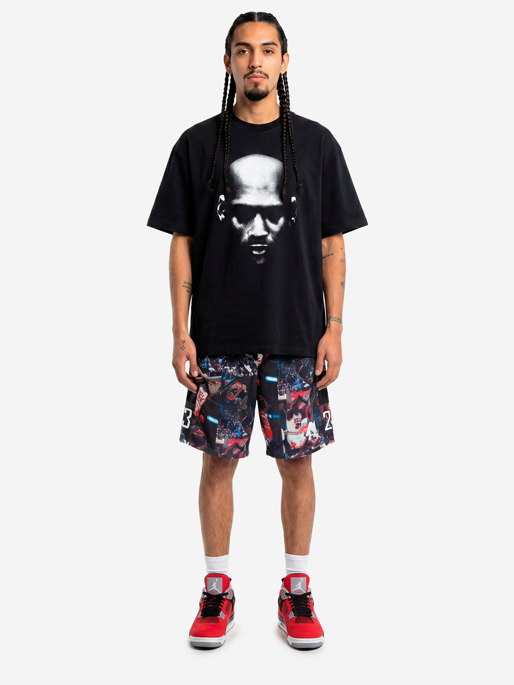 NIKE T-shirt nera con grafica MJ e Dri-FIT Nero Urbanstaroma