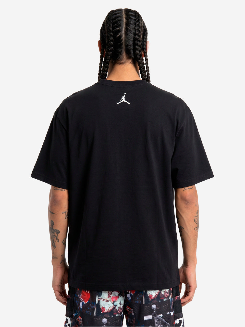 NIKE T-shirt nera con grafica MJ e Dri-FIT Nero Urbanstaroma