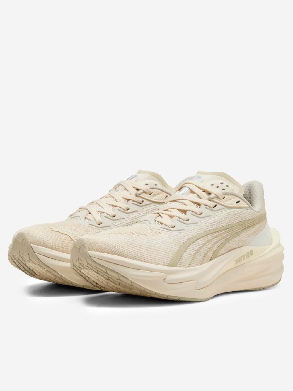 PUMA W Deviate Nitro 4 bianche warm running Off white Urbanstaroma