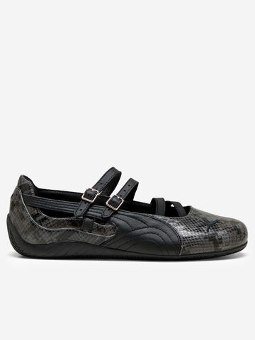 W Speedcat Ballet Schlangendruck schwarz