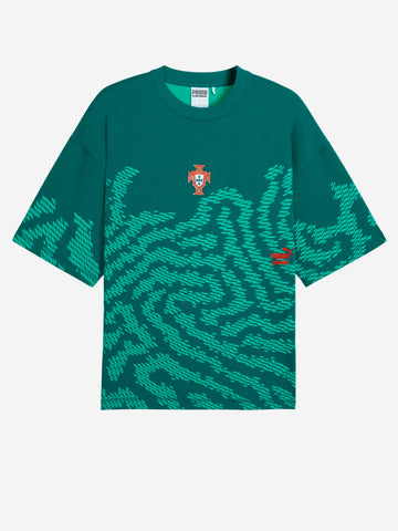 PUMA T-shirt oversize verde x Portogallo x Salehe Bembury Verde