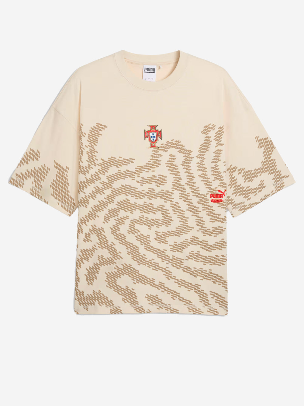PUMA T-shirt oversize beige x Portogallo x Salehe Bembury Beige Urbanstaroma