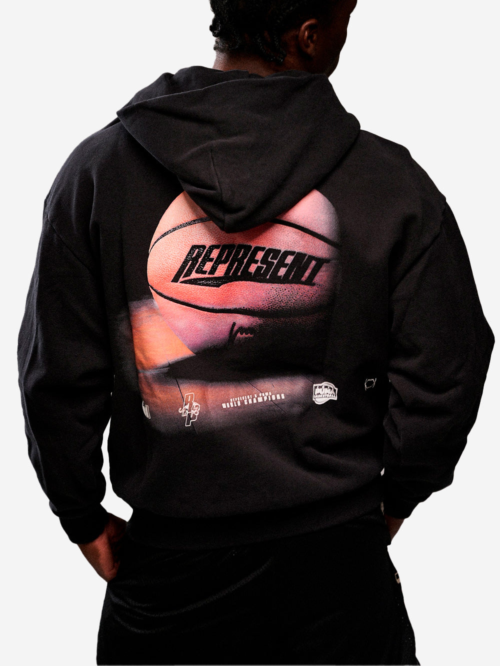 PUMA LS Hoodie oversize x Represent Nero Urbanstaroma