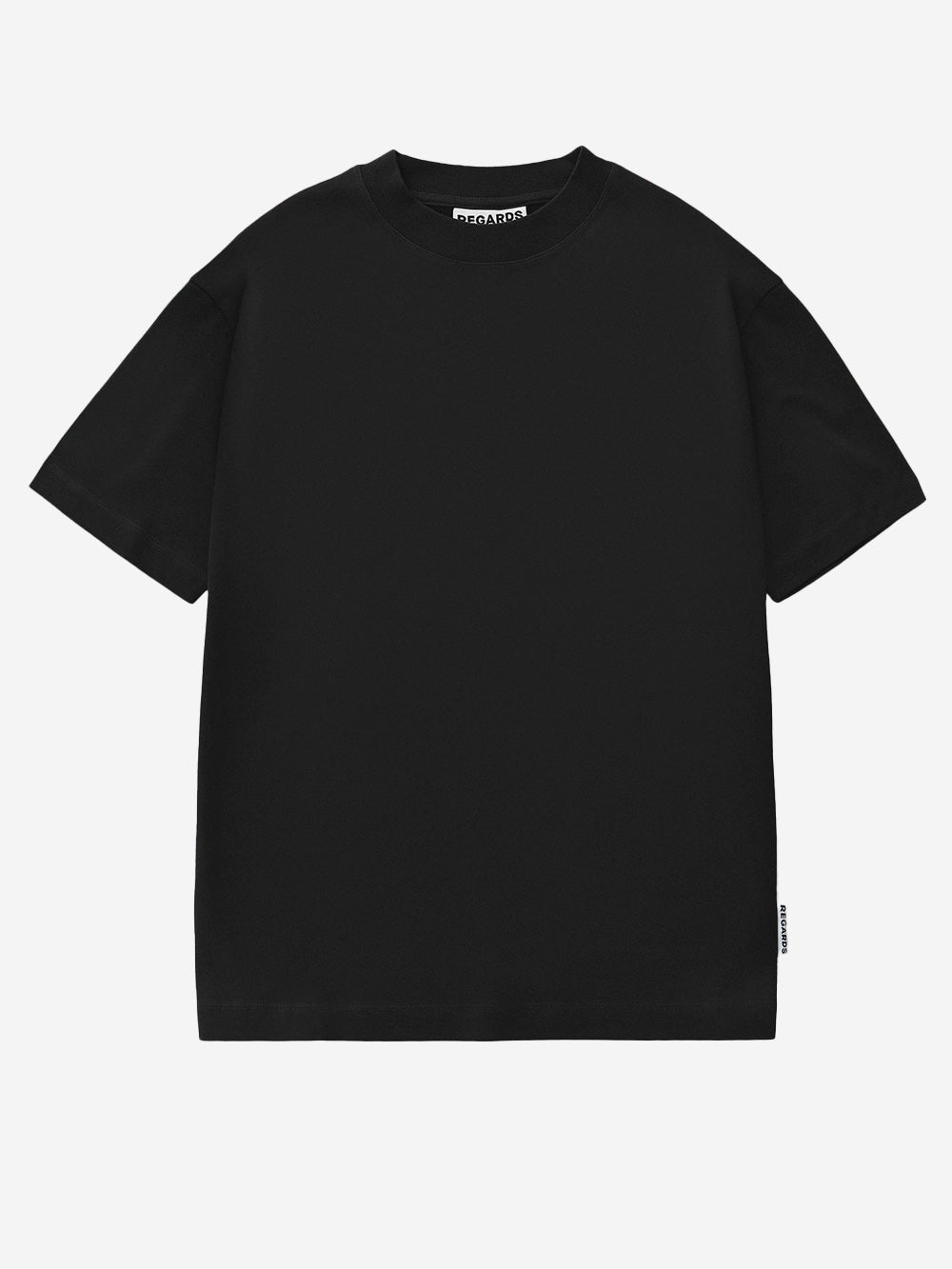 REGARDS T-shirt nera relaxed fit Nero Urbanstaroma