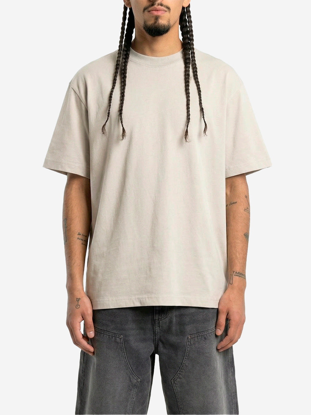 REGARDS T-shirt beige relaxed fit beige Urbanstaroma