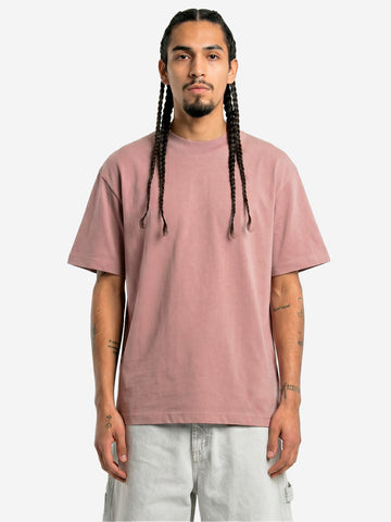 REGARDS T-shirt oversize in cotone grigio effetto slavato Nero