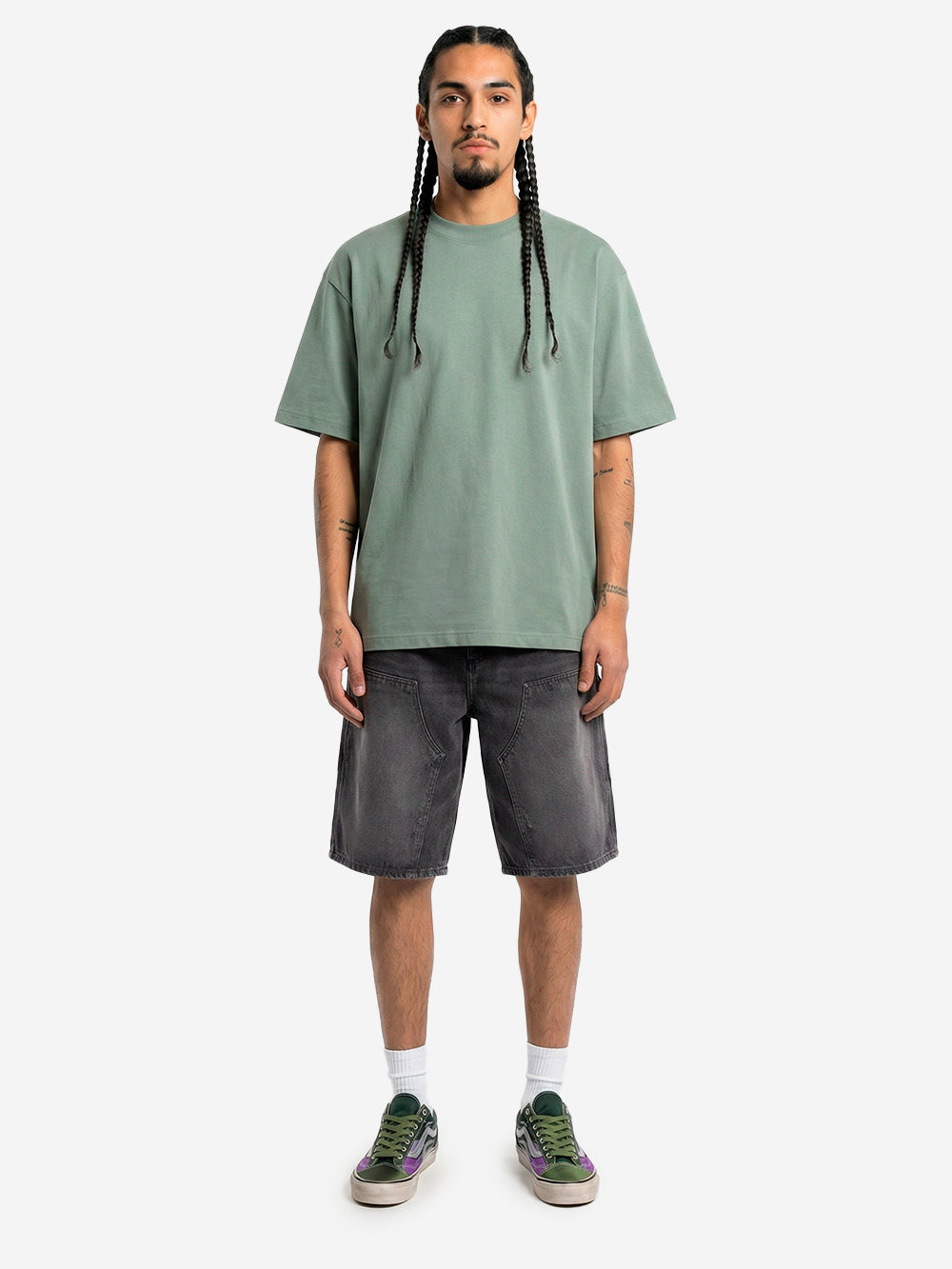 REGARDS T-shirt oversize in cotone verde verde Urbanstaroma