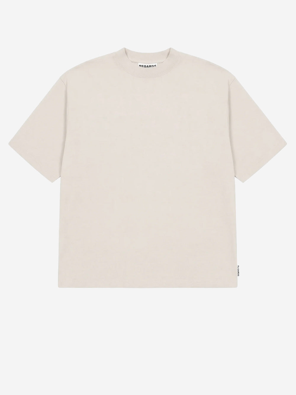 REGARDS T-shirt oversize in cotone beige Sabbia Urbanstaroma