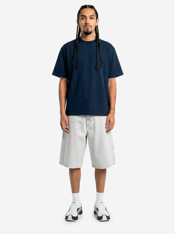 REGARDS T-shirt oversize in cotone navy Blu