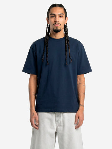 REGARDS T-shirt oversize in cotone navy Blu