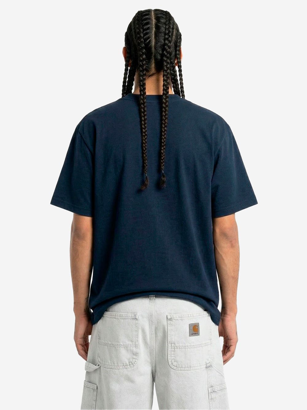 REGARDS T-shirt oversize in cotone navy Blu Urbanstaroma
