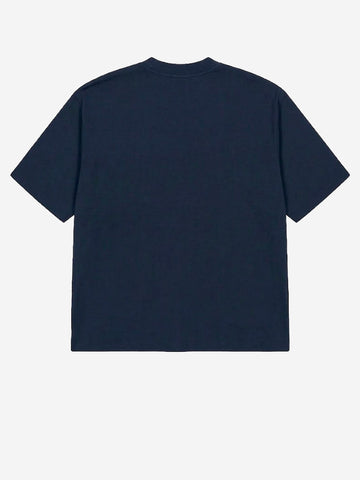 REGARDS T-shirt oversize in cotone navy Blu